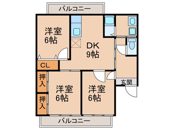 パーフン・デ・ラ・ルーンⅠの物件間取画像